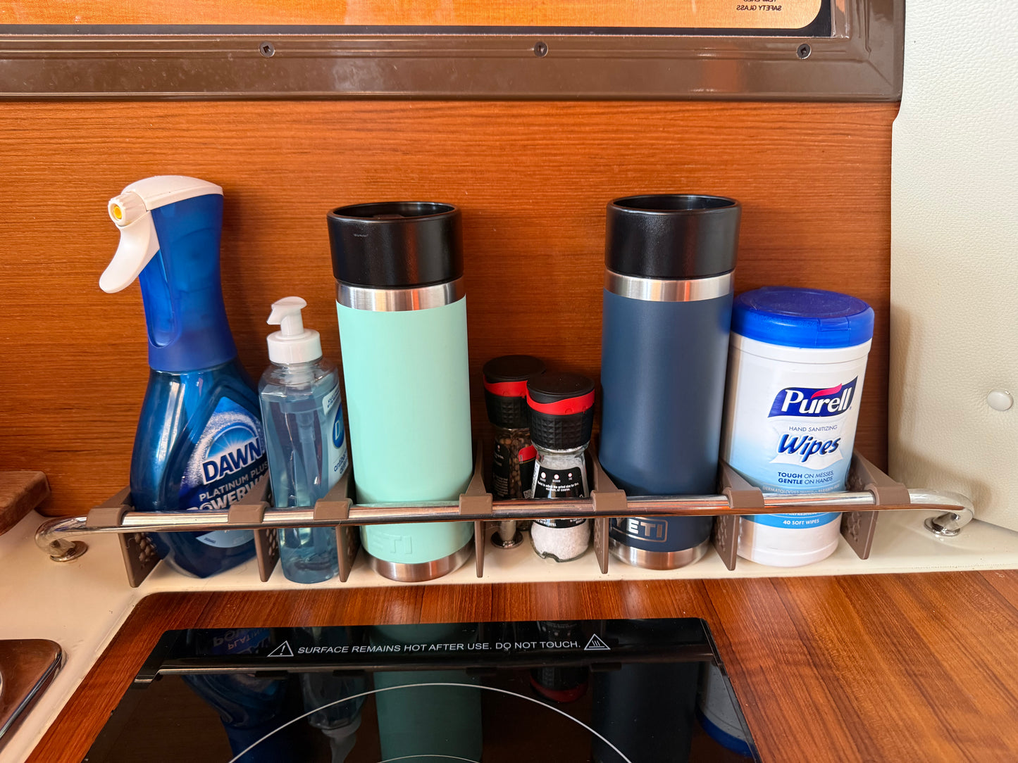 Galley Rail Organizers for the Ranger Tug