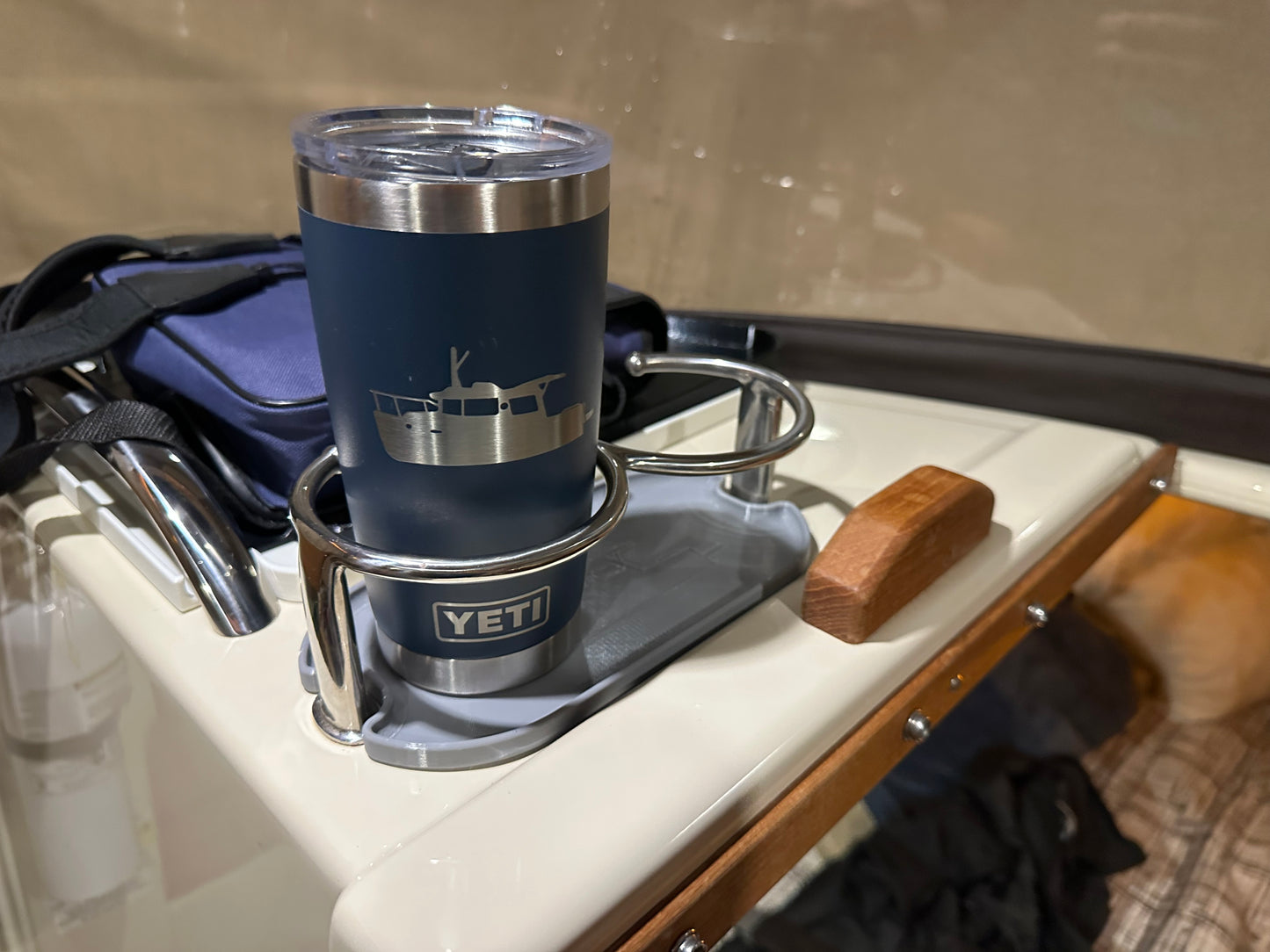 Cup Holder Coaster for Ranger Tug and Cutwater boats